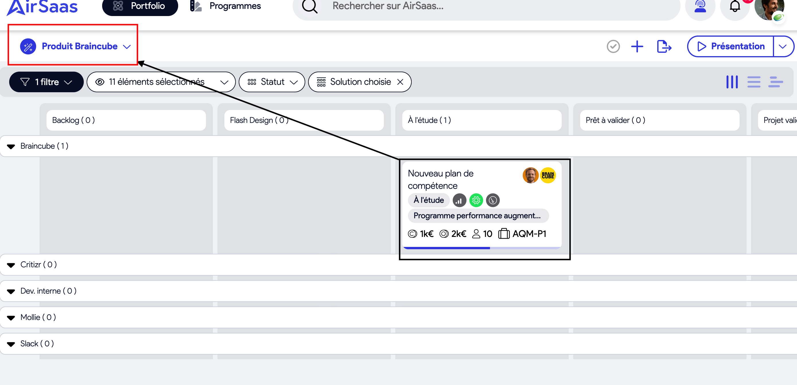 Approche combinant projet et produit pour réussir votre transfo.