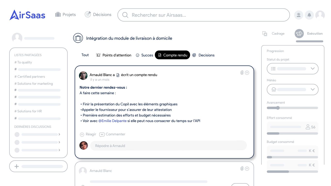illustration de l'outil Airsaas