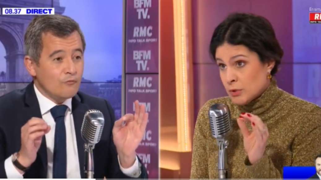 Photo Gérald Darmanin Appoline de Malherbe