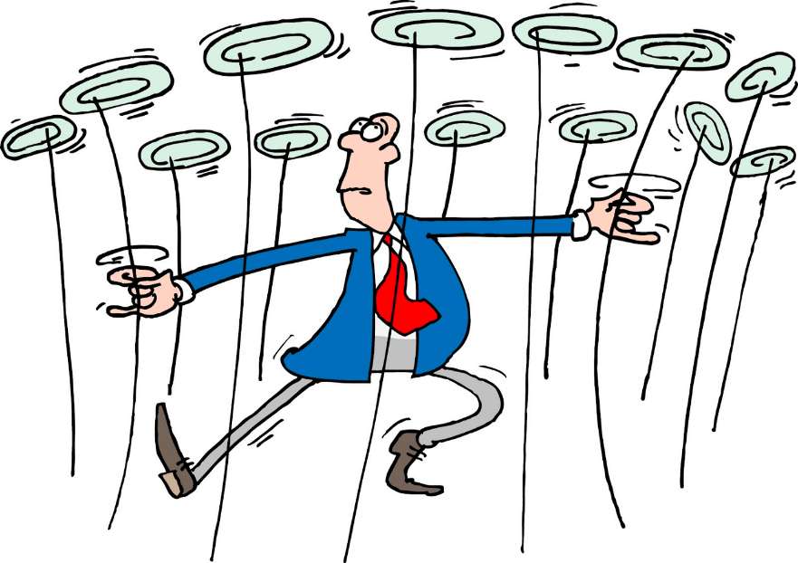 Spinning plates, or the project manager metaphor