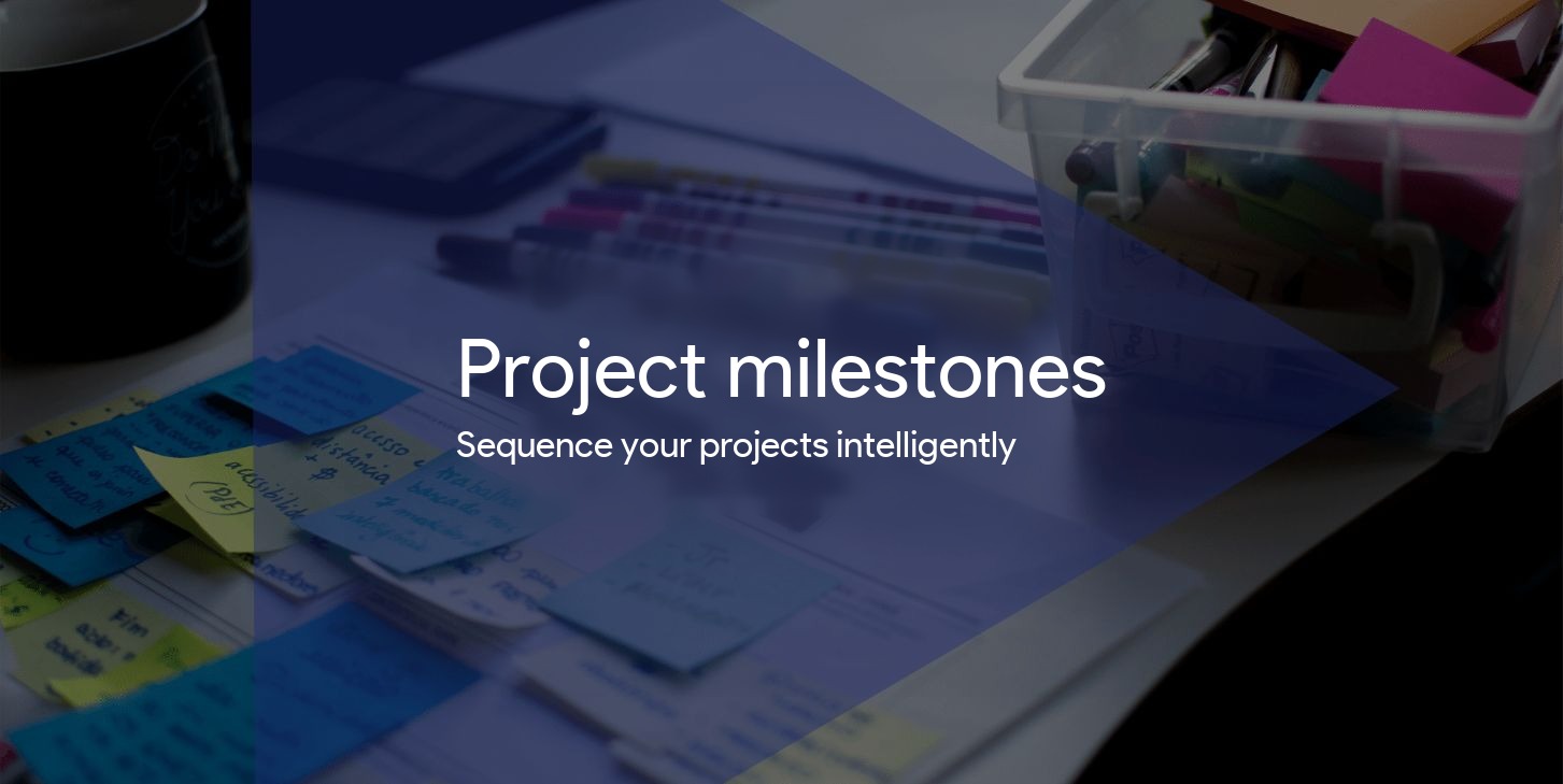 Project milestones: a technique to sequence your projects intelligently