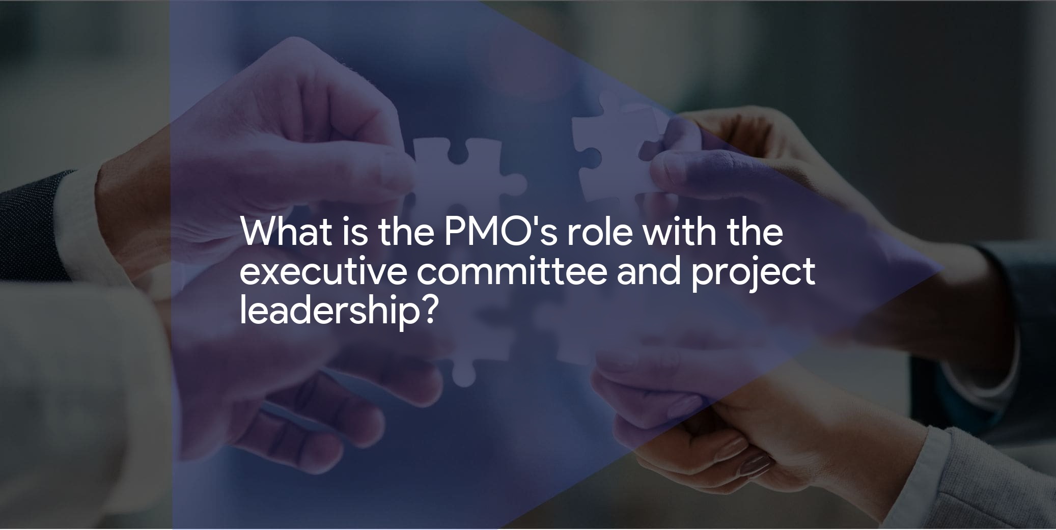 PMO role: how to find the right stance with the leadership team?