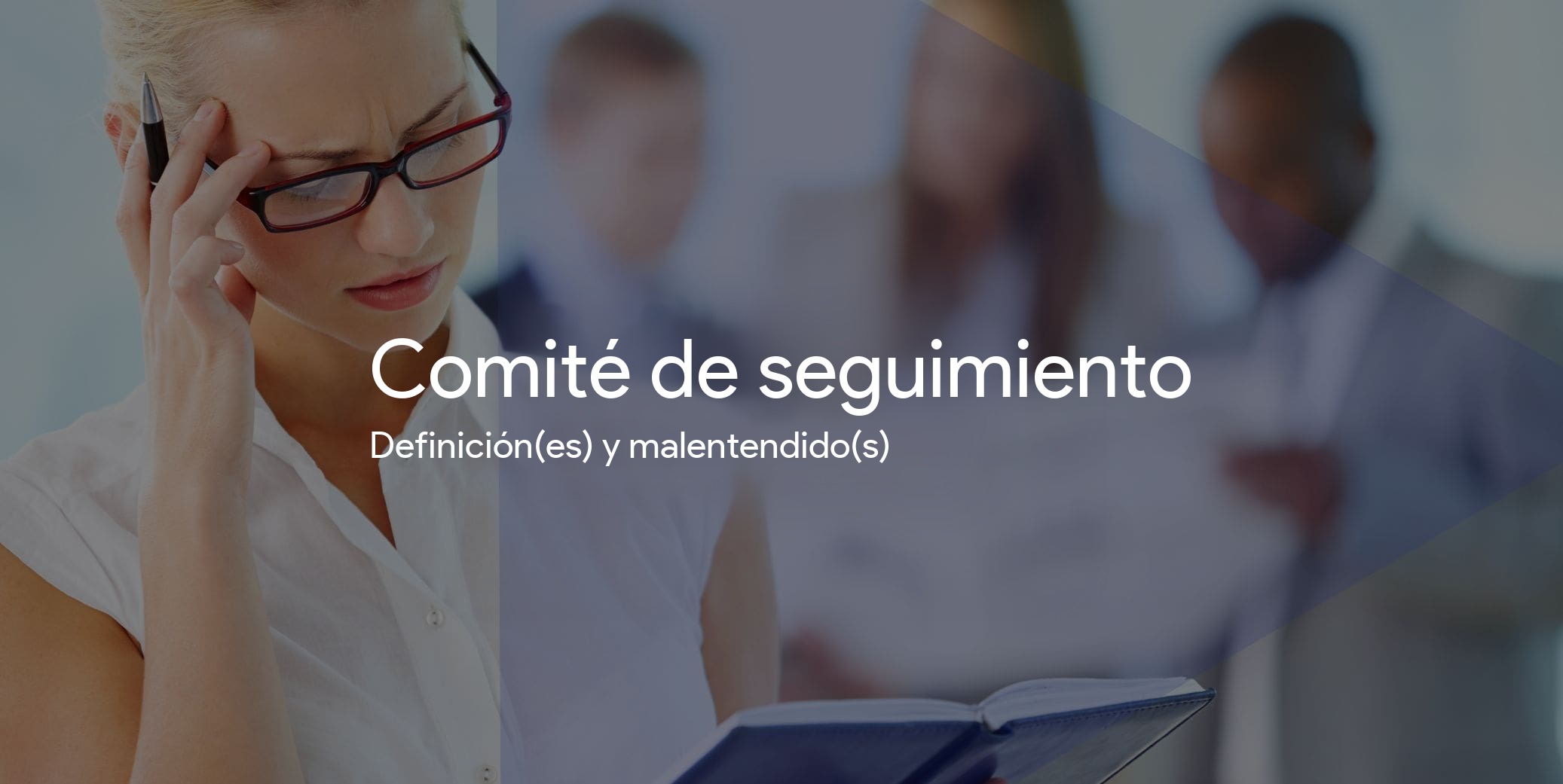 Comité de seguimiento: definiciones y malentendidos