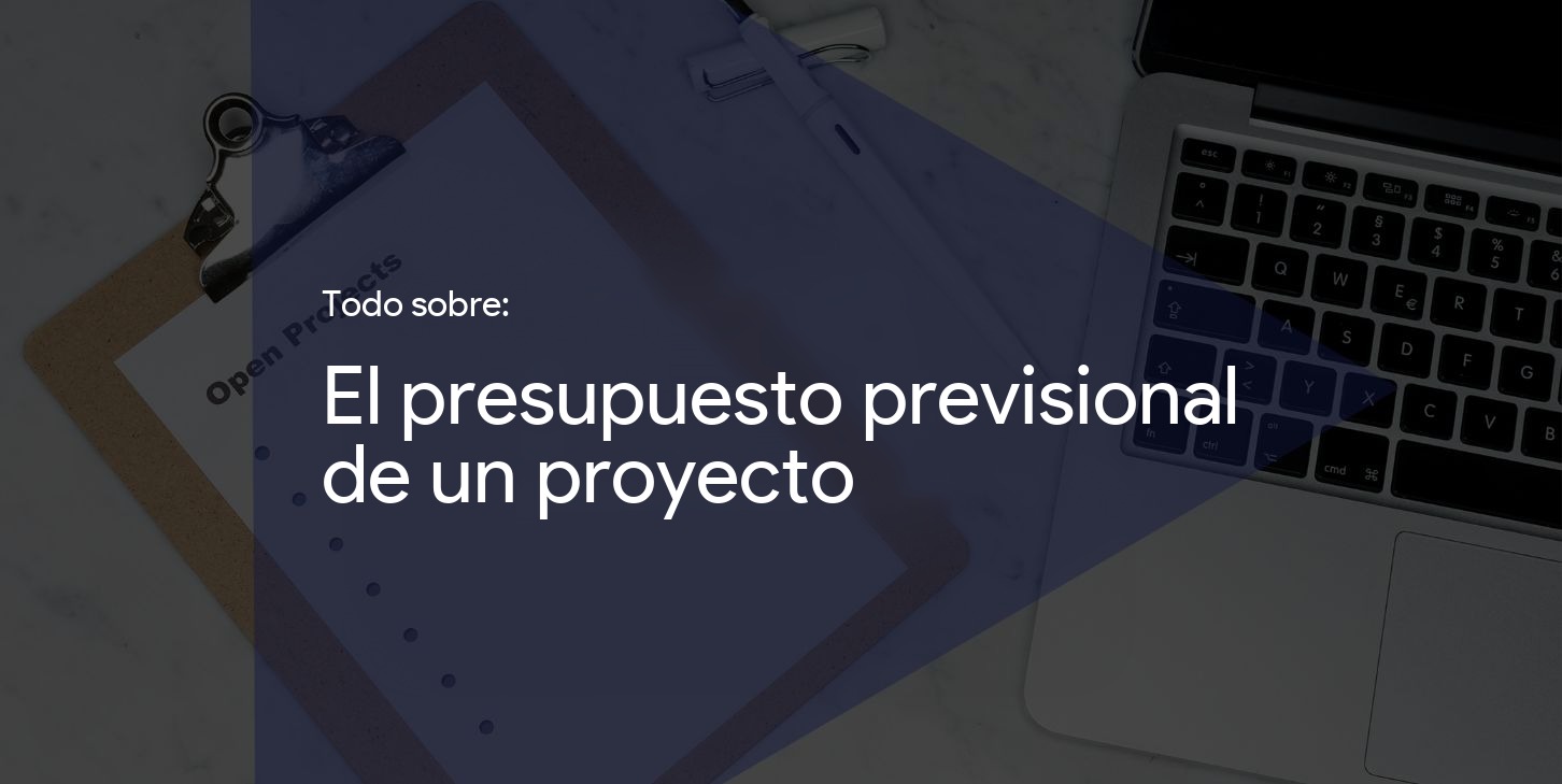 Todo sobre el presupuesto previsional de un proyecto
