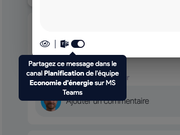 Elección de los posts de AirSaas que compartir en el canal de Microsoft Teams