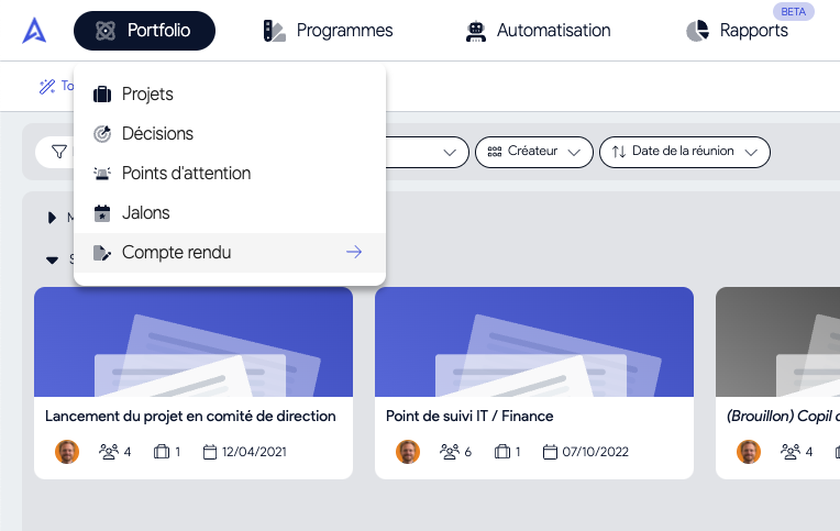 Illustration du produit AirSaas : le nouveau format des comptes rendus