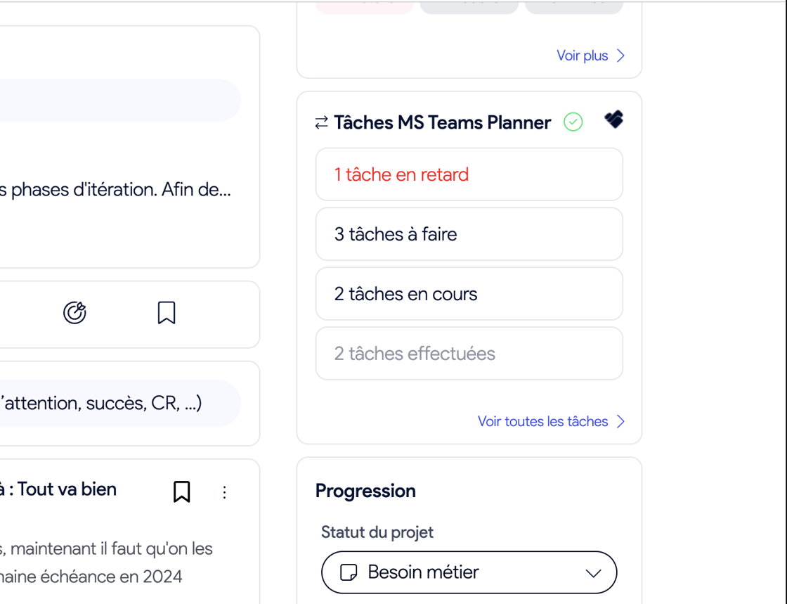 Gérez les projets sur AirSaas et les tâches sur Planner !