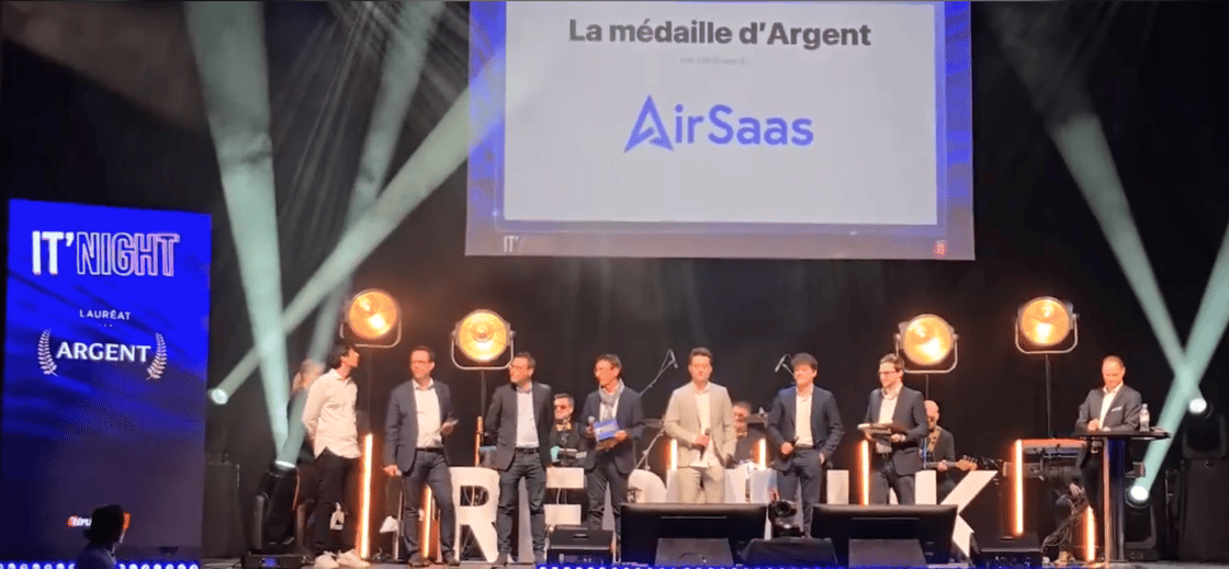 AirSaas sur le podium de l’IT Night, médaille d’argent