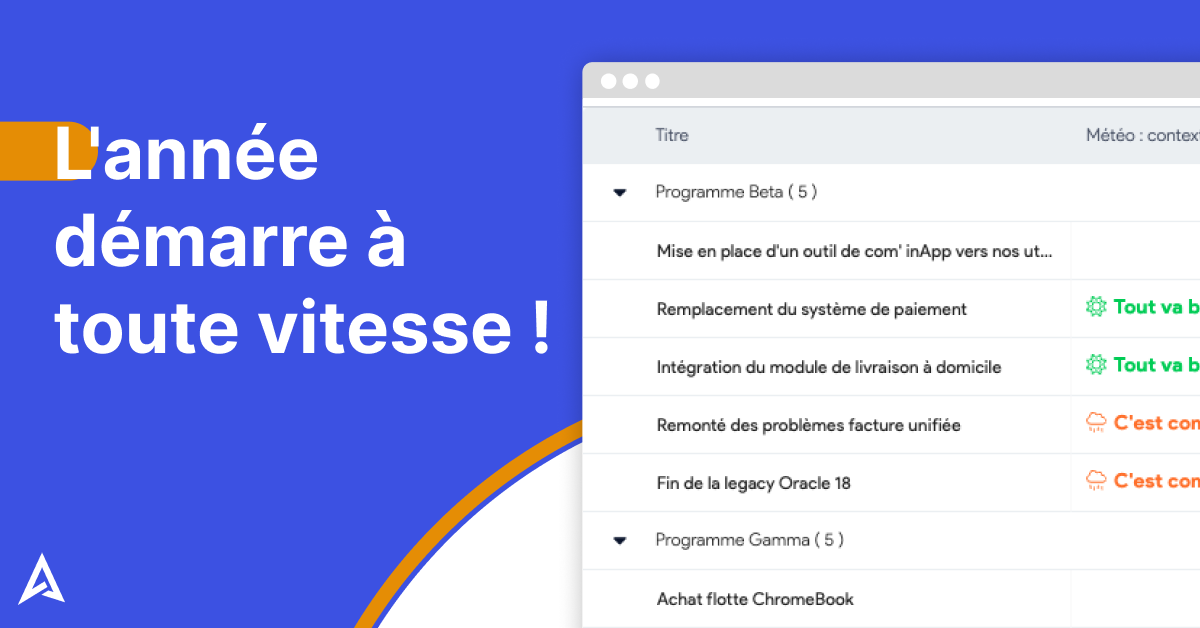 L'année démarre à toute vitesse !