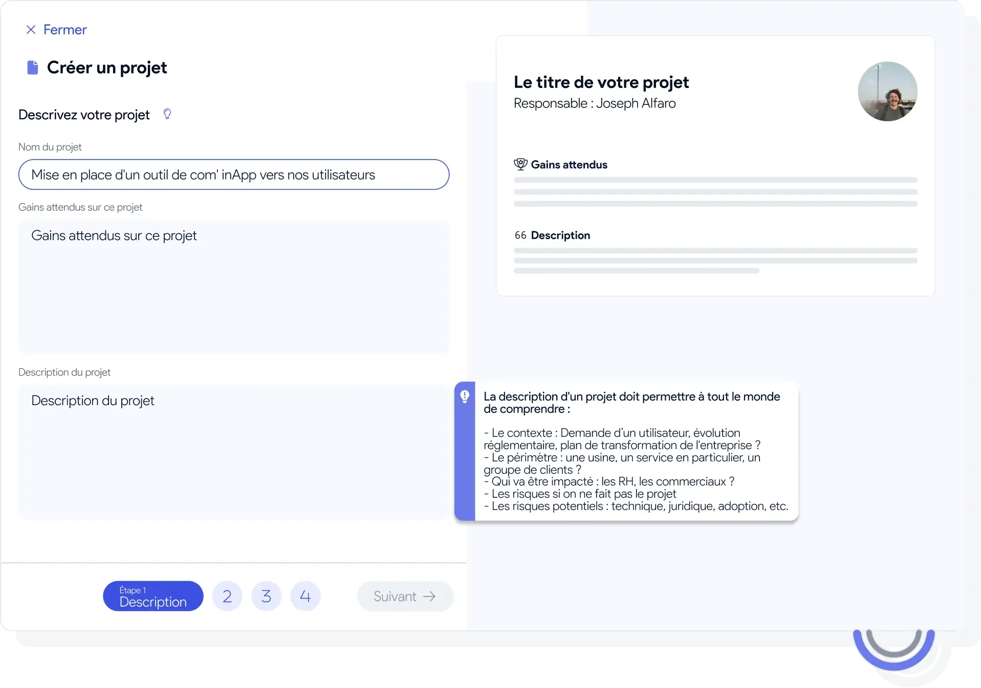 Encuadre de proyecto en tu software PPM