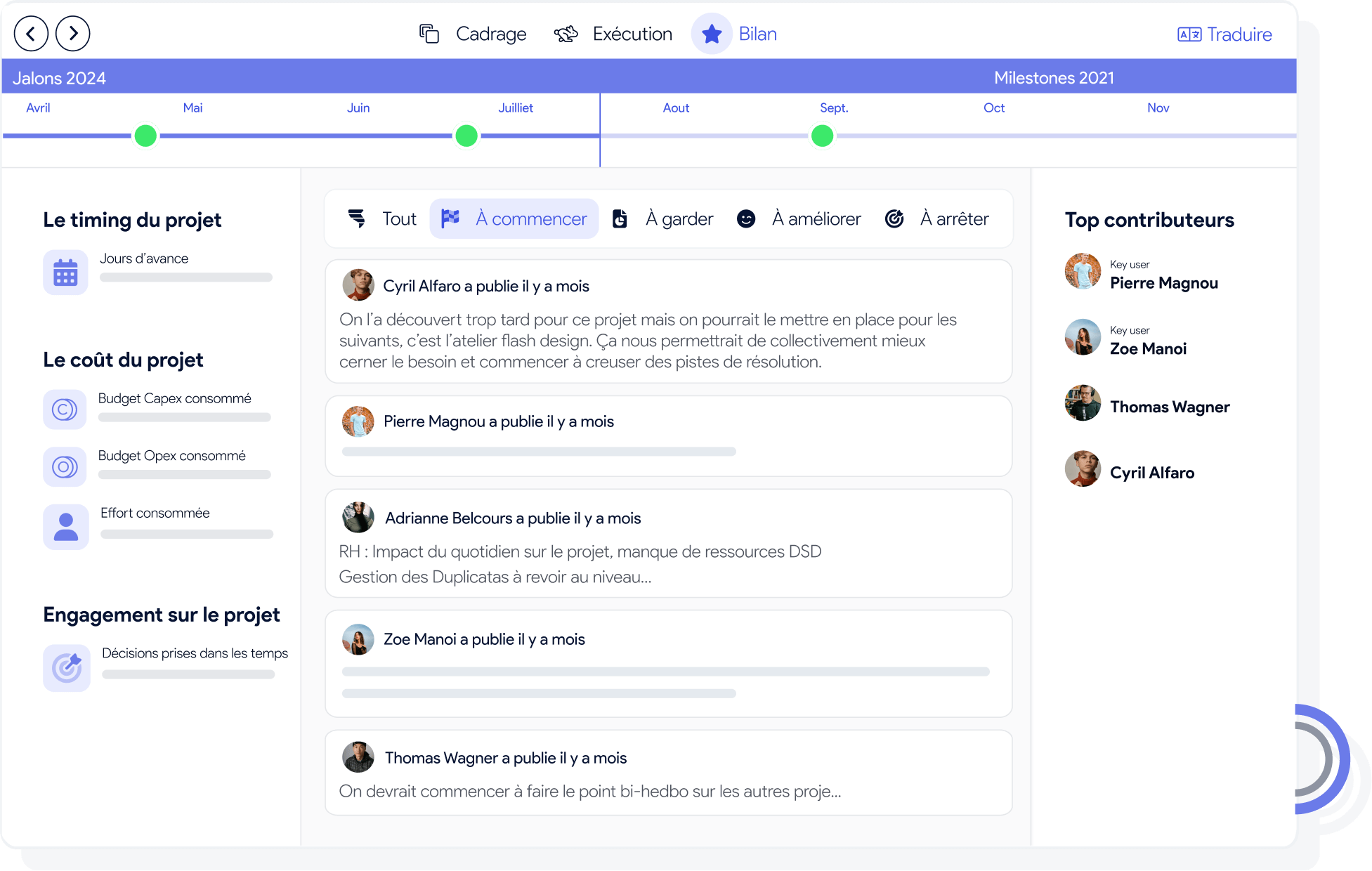Seguimiento de proyecto